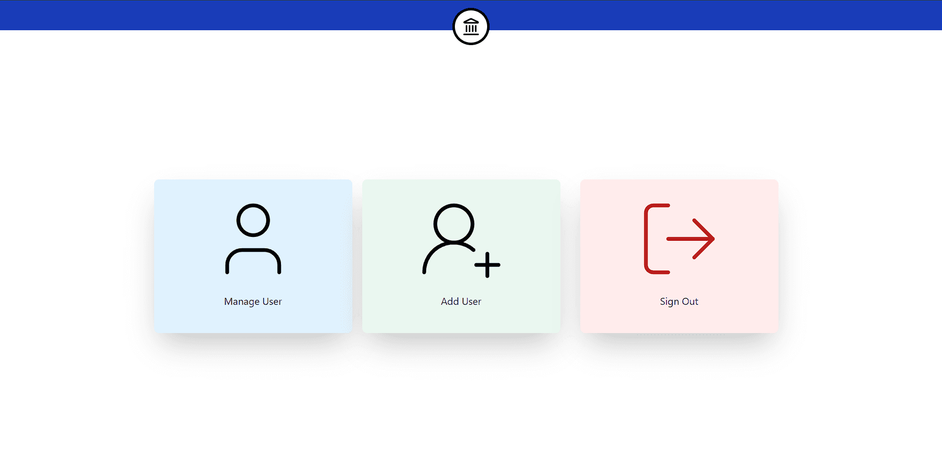 لقطة شاشة للصفحة الرئيسية لموظف CyberVault
